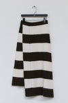 SWAYING/KNIT Mohair Striped Skirt SW212XZ01